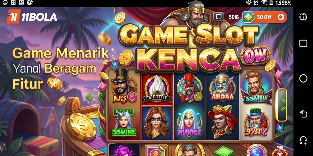 Tampilan menarik dari gameplay Slot di 11BOLA.