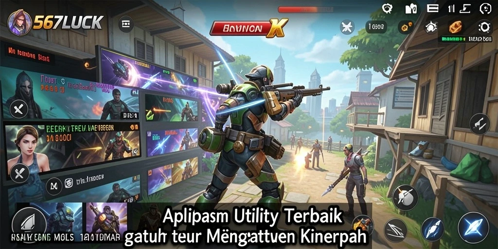 Screenshot utama 567LUCK menampilkan antarmuka aplikasi yang ramah pengguna.