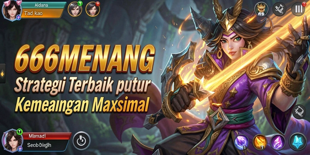 Tampilan menarik dari gameplay strategi yang menegangkan di 666MENANG.