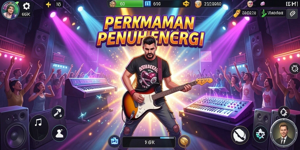 Tampilan gameplay <strong>66K</strong> yang menawan dan penuh semangat.