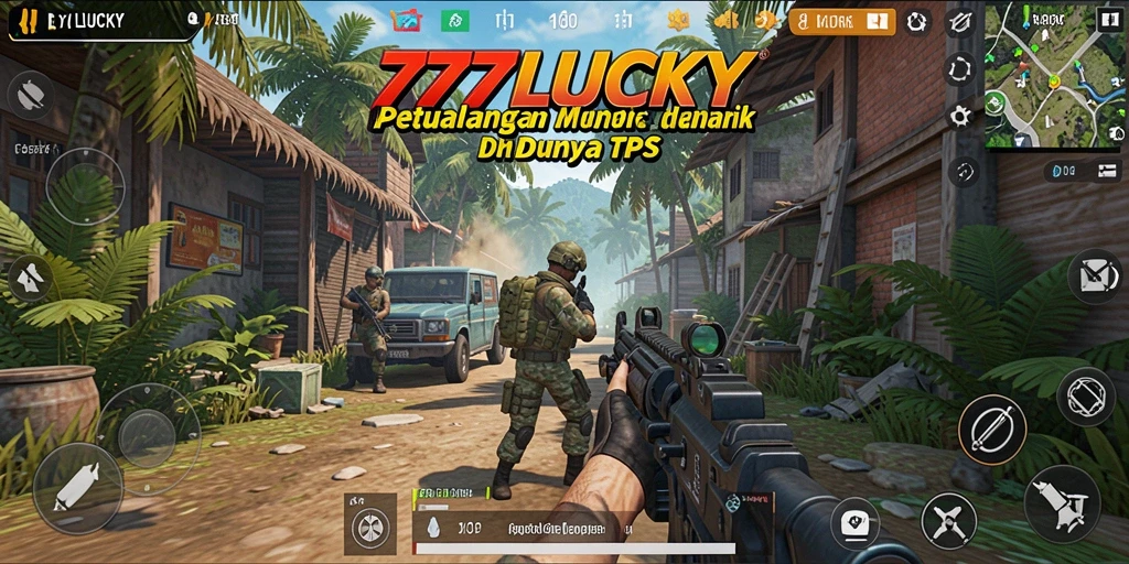 Gameplay seru di 777LUCKY dengan aksi dan strategi TPS.