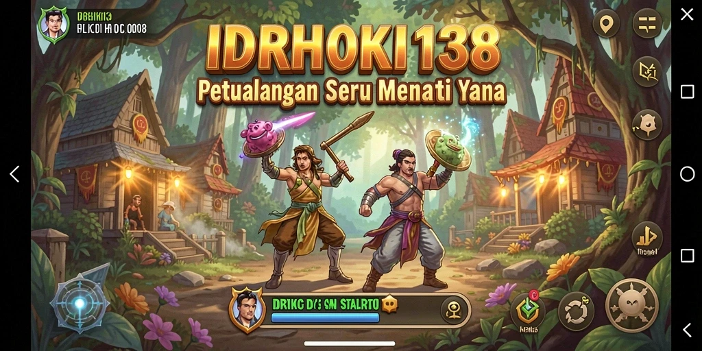 Tampilan gameplay seru dan menantang dari IDRHOKI138.
