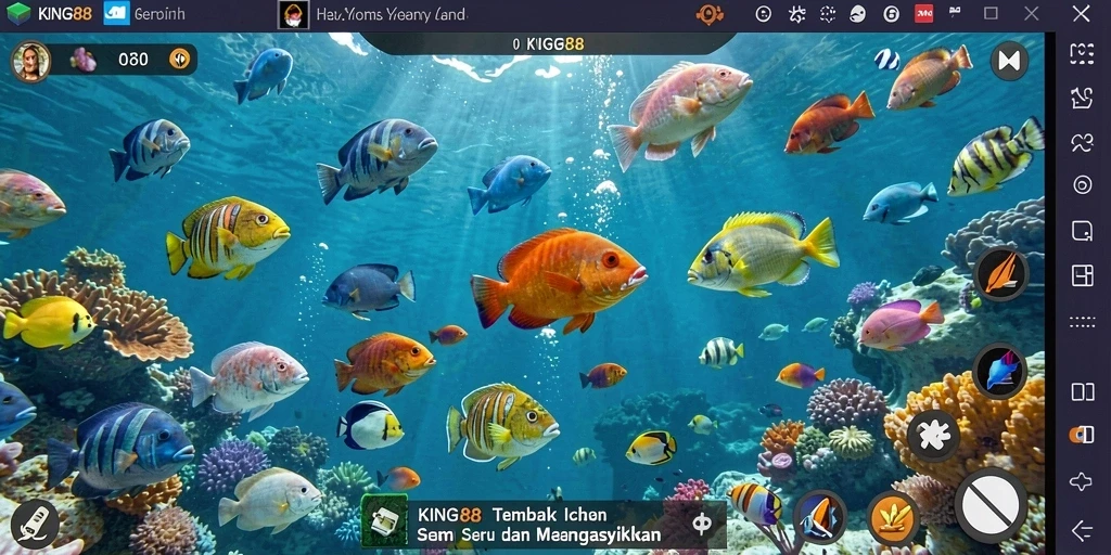 Screenshot gameplay KING88 yang seru dan penuh aksi.