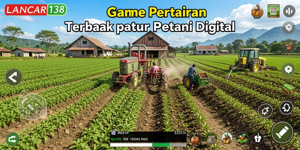 Gameplay Farming seru dengan interaksi antar pemain.