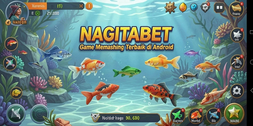 Tangkapan ikan yang menakjubkan dalam gameplay NAGITABET.