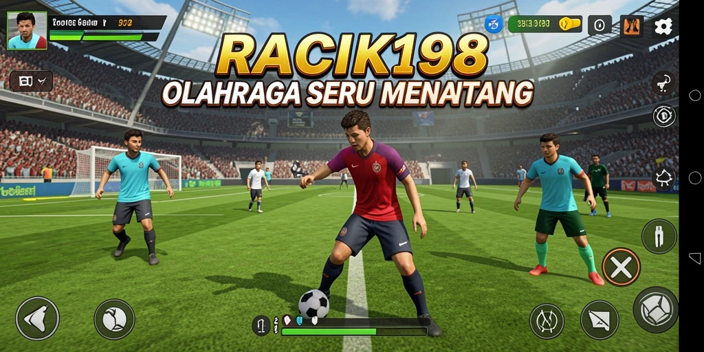 Tampilan gameplay <strong>RACIK198</strong> yang seru dan dinamis.