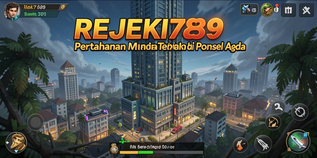 Tangkapan layar gameplay Tower Defense menampilkan strategi pertahanan yang seru.