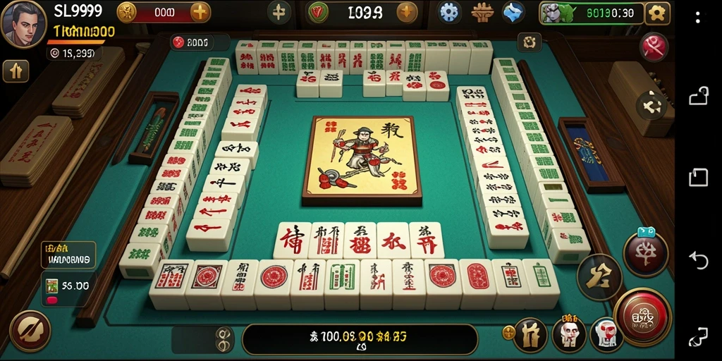 Screenshot gameplay SL999 menampilkan pengalaman Mahjong yang mengasyikkan.