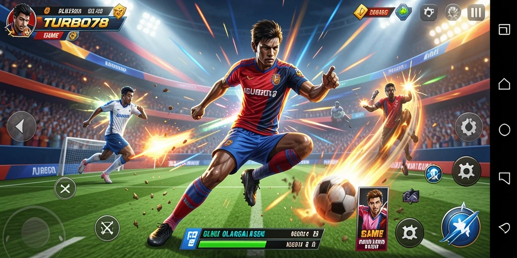 Gameplay seru TURBO78 dengan aksi olahraga yang mendebarkan.
