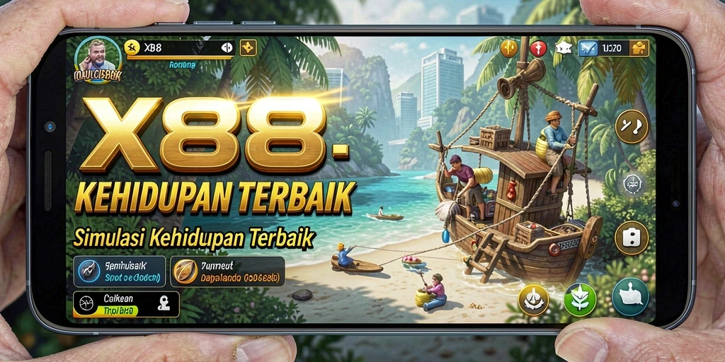 Screenshot X88 yang menunjukkan kehidupan dalam simulasi yang menawan.